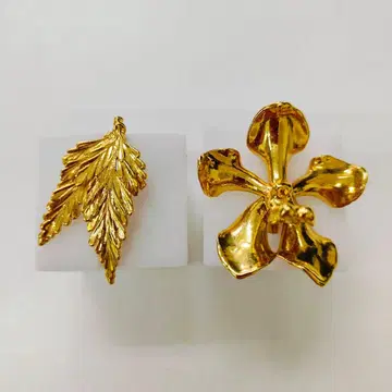 브로치 2way 22KGP 금 도금