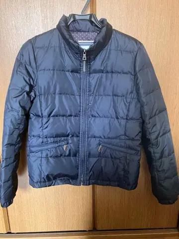 Macintosh 네이비 퀼팅 다운 자켓