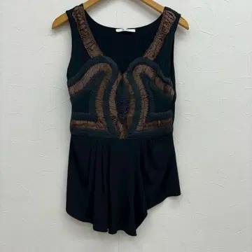 이탈리아제 dp jeans 민소매 튜닉 42