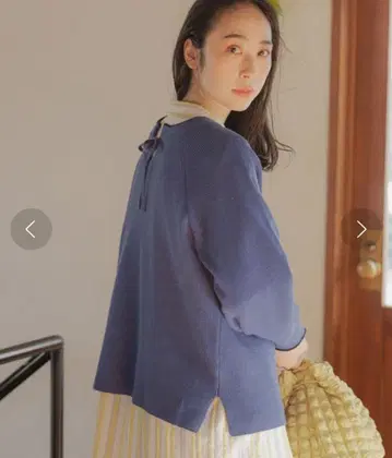 studioCLIP 몸의 라인을 드러내지 않는 2way 니트