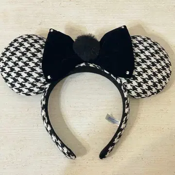 디즈니 하운드투스 체크 머리띠