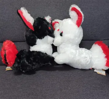 춍콘과 구미호님 신의 어전 울트라 BIG 봉제 인형 2종 세트