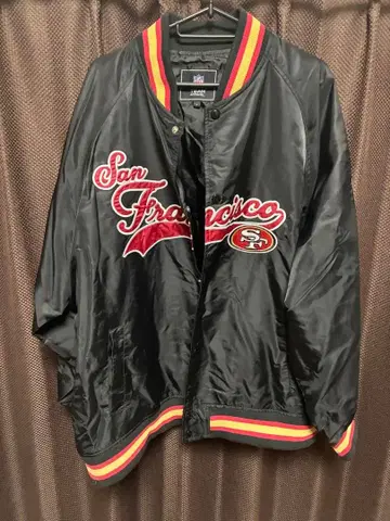 NFL 샌프란시스코 49ers 자켓 L 블랙 새상품급!