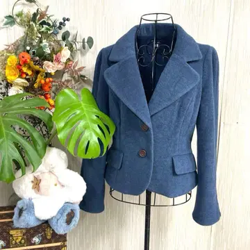 새상품급!! M'S GRACY 다크 블루 더블 버튼 자켓 40 L