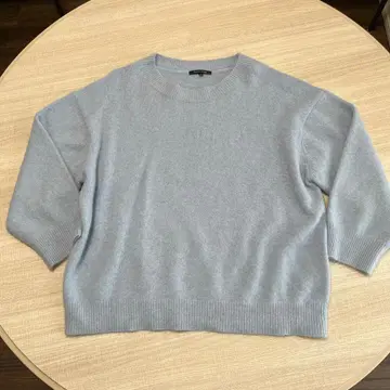 TRANS WORK 스카이블루 니트 스웨터 46