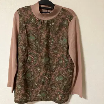 레리안 페이즐리 무늬 긴팔 상의