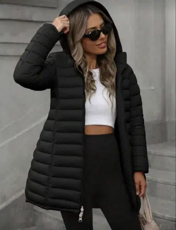 SHEIN 롱 다운 자켓