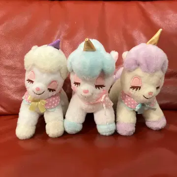 유니콘 봉제 인형 3개 세트