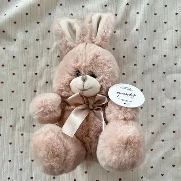 [택 포함] 트윈 Twin 봉제 인형 토끼 복슬복슬 애니멀 마스코트