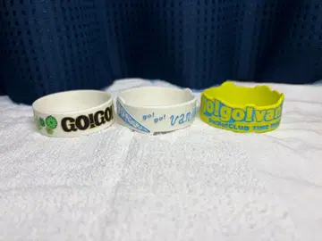 go!go!vanillas 러버 밴드 3종, 타월 세트