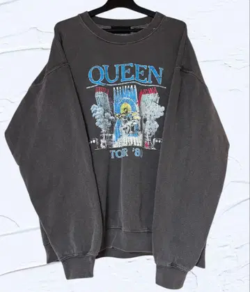 QUEEN SWEAT SHIRT/퀸 맨투맨(락 프린트)
