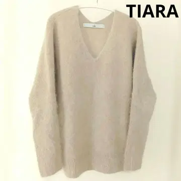 [ TIARA ] 베이지 니트/스웨터/복슬복슬 니트 *새상품급*