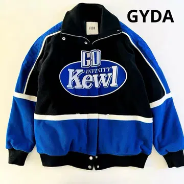 GYDA KEWL 플리스 봄버 자켓 블루 F 사이즈