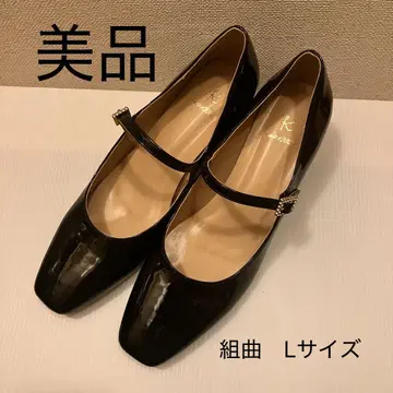 비쥬 버클 멜리 제인 에나멜 펌프스 L 사이즈