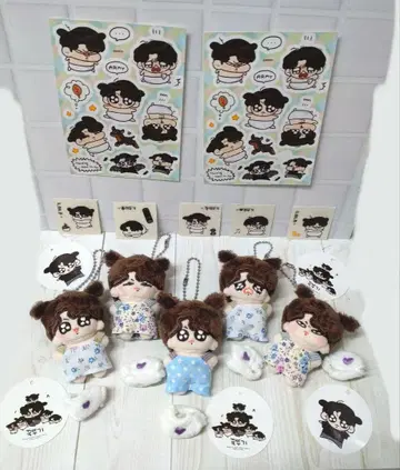 정국 7cm 봉제 인형 구토기