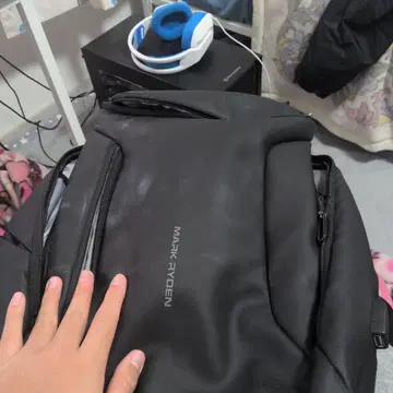 MARK RYDEN 블랙 백팩