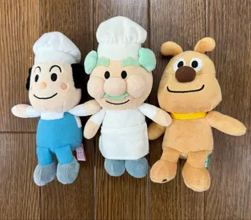 호빵맨 쁘띠 빈즈 봉제 인형 잼 아저씨 바타코 씨 치즈