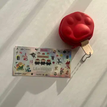 주토피아 토니모리 콜라보 구매 혜택 파우치 스티커 씰