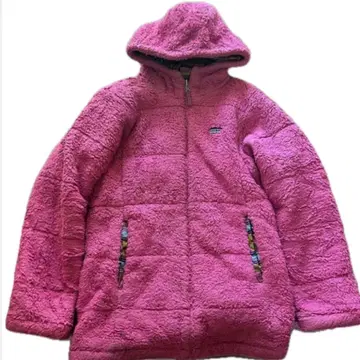 Patagonia 플리스 자켓 핑크 스트라이프