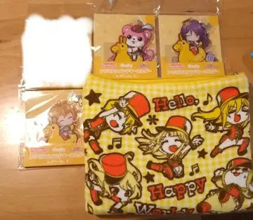 할로하피 파우치 미개봉 아크릴 스탠드 3개 총 4점