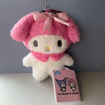 마이멜로디 리본 가마구치 파우치 카라비너 포함