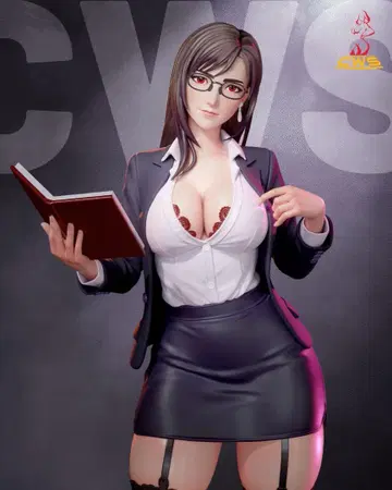 1/10 미도색 미조립 피규어 레진 키트 TIFA OFFICE