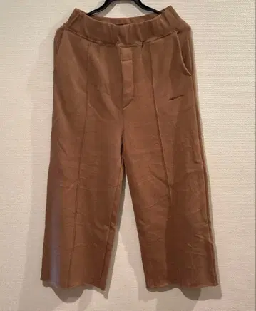 택 포함 새상품 Americana 아메리카나 브라운 스웨트 팬츠