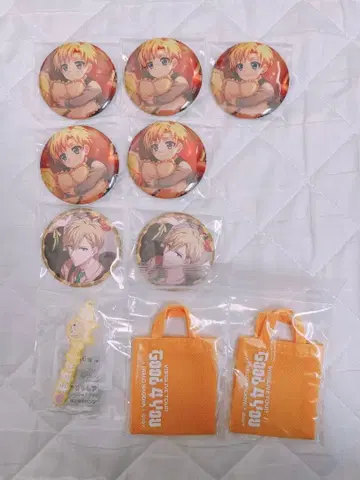 아이나나 롯카와 나기 캔뱃지 키링 미니백