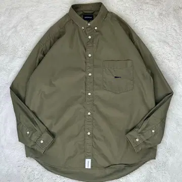 DESCENDANT 디센던트 버튼다운 셔츠 2 카키