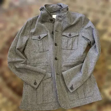 BEAMS Lights 체크 무늬 헌팅 자켓