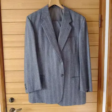 Scabal 스트라이프 슈트 그레이