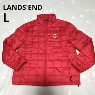 고품질/LANDS'END 랜드스엔드/패딩 자켓/L 사이즈 레드