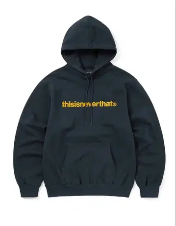 thisisneverthat 네이비 후드 부착 맨투맨