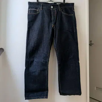 RUSHHOUR 다크 블루 스트레이트 데님