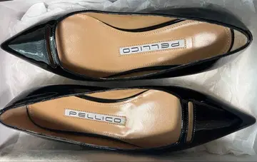 PELLICO 35 하프 블랙 플랫슈즈