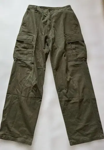 미군 공군 밀리터리 올리브 그린 카고 팬츠 4 포켓