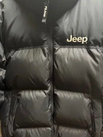 Jeep 블랙 다운 자켓 L 사이즈