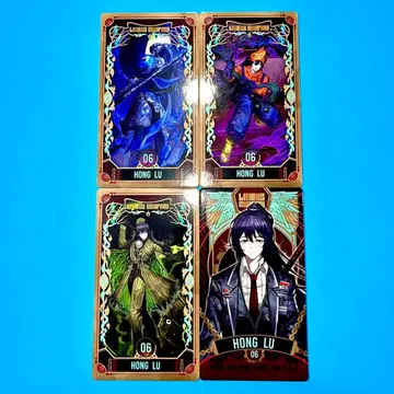 림버스 컴퍼니 아르카나 카드 컬렉션 4종 전종 홍루