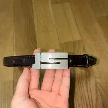 질 샌더 벨트 브라운