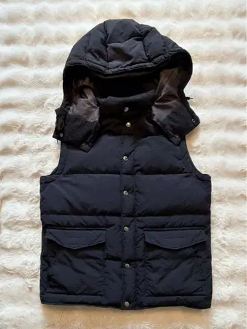 유니폼 익스페리먼트 후드 부착 다운 베스트 L 사이즈