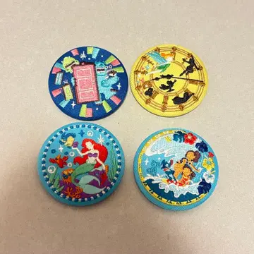 디즈니 자수 캔뱃지 캔뱃지