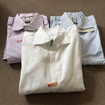 Gianmretto 슬림핏 화이트 셔츠