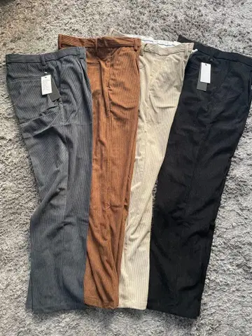 코듀로이 팬츠 4종