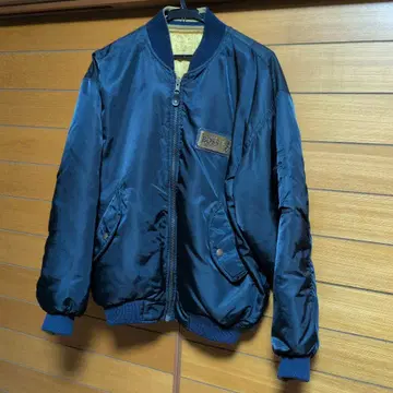 SANTORY 리버서블 BOSS 봄버 자켓 MA-1 충전솜