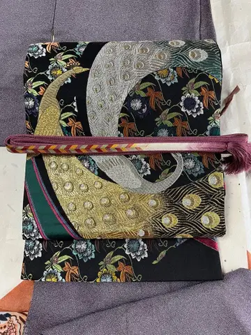 작가물 에도 코몬 후쿠로 오비 허리띠 3종 세트