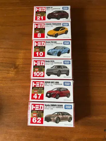 [ 새상품 ] 토미카 초회 특별 사양판 6세트