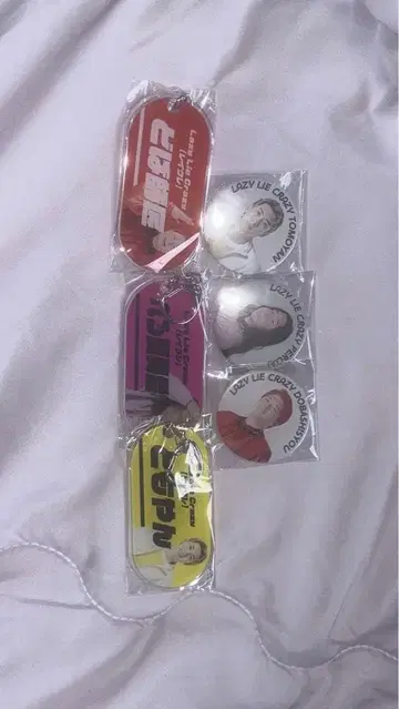 레이쿠레 캔뱃지 키링 도바 사범 토모얀 페로아이 남작 새상품급