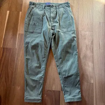 BLUE BLUE 카키 워크 팬츠