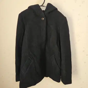 a.v.v standard 후드 부착 다크 블루 자켓