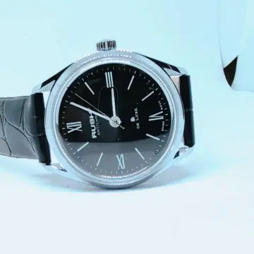 [ 작동품 ] RUSH 자동 와인딩 손목시계 블랙